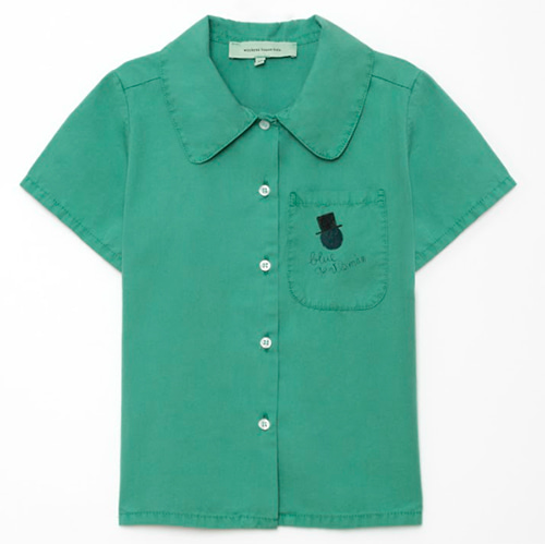 [Weekend House Kids]Gentleman Shirt-green(60%)/9-10Y