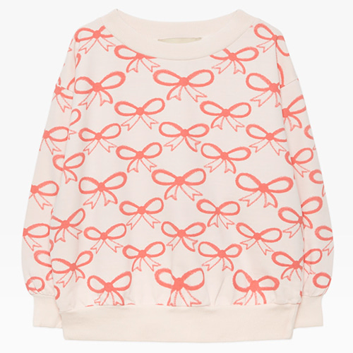 [Weekend House Kids]pink bows sweatshirt-50%(11-12Y)