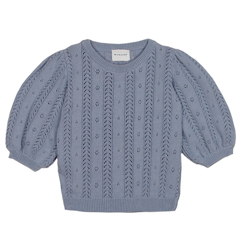 [Mipounet]nora cotton openwork sweater