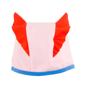 frills swim hat-pink