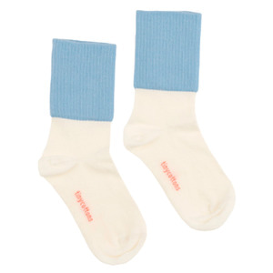 rib medium socks-w/b