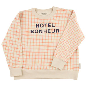 hotel bonheur graphic FT sweatshirt