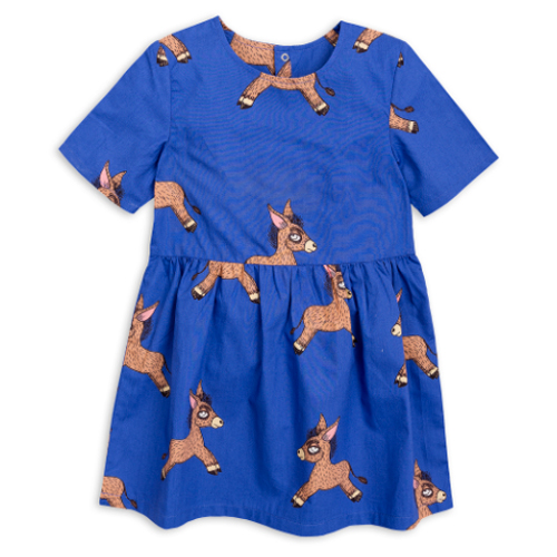donkey woven dress-blue