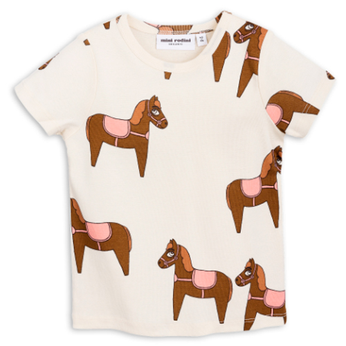 horse ss tee-pink