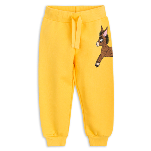 donkey sweatpants-yellow