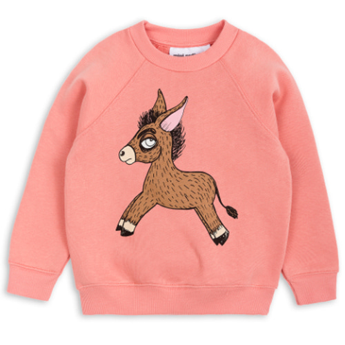 donkey sweatshirt-pink