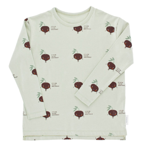 shy beetroot ls relaxed tee