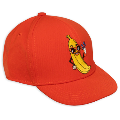banana trucker cap-red