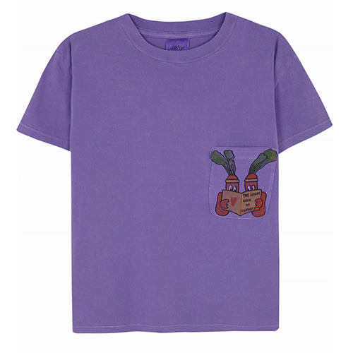 [Fresh Dinosaurs]Carrot Book T-shirt