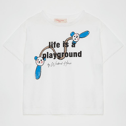 [Weekend House Kids]life is a playground t-shirt