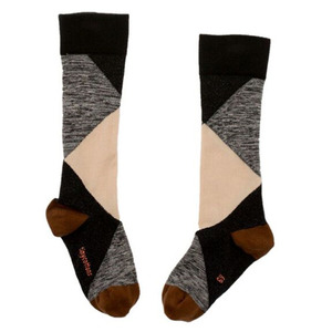 geometric high socks