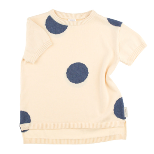 dots SS sweater-ow/ln