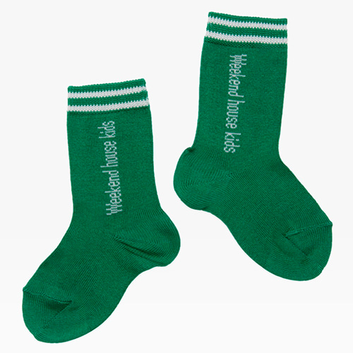 [Weekend House Kids]weekend socks green-40%
