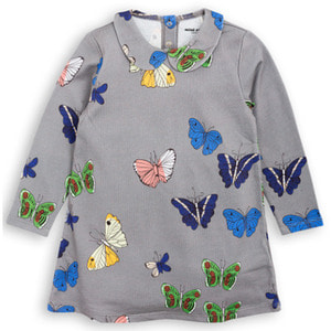 Butterflies Collar Dress